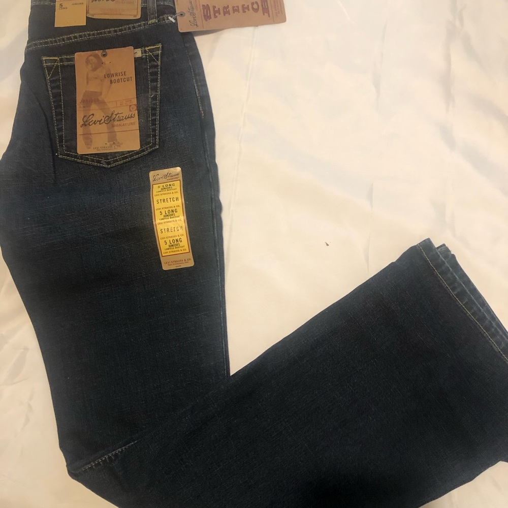 Levi's Women's Boot Cut Jeans - Dark Blue - Picture 4 of 5